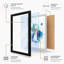 Swan in Splendour Modern - Framed Print-1627531820-1627531821