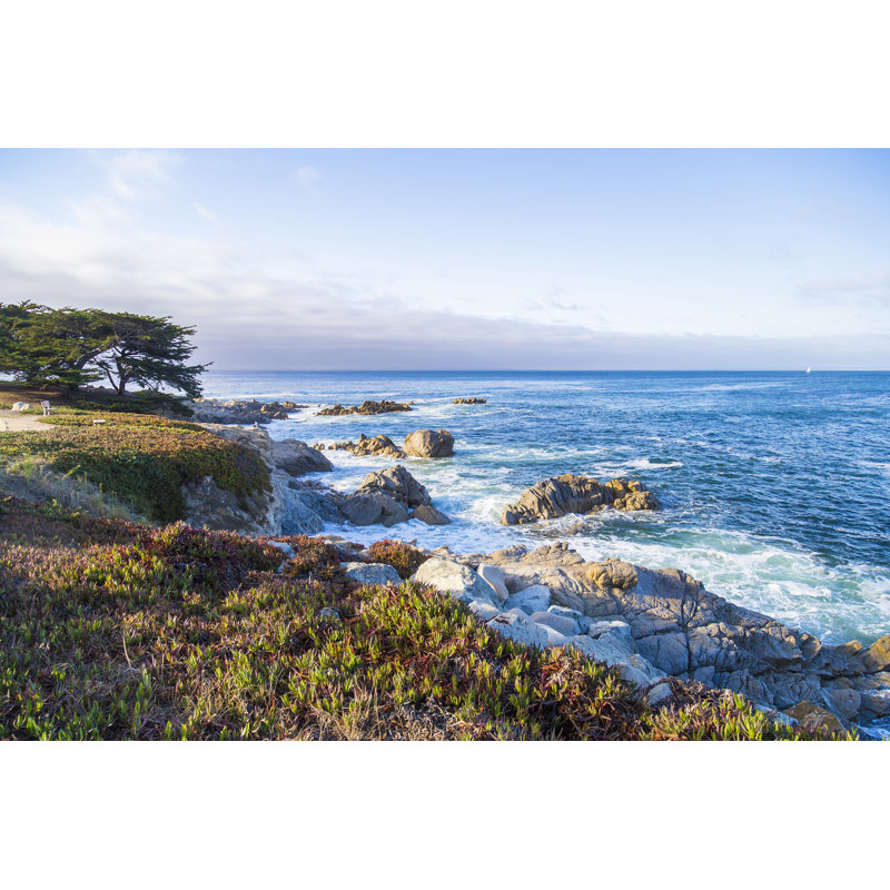 Monterey Bay par Aiaikawa - Photographie sur toile tendue, L 18 po x H 12 po