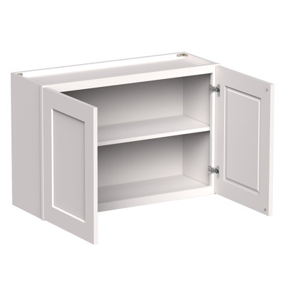 CASAINC Ready-to-Assemble White Shaker Kitchen Wall Cabinet W36" X H24" X D12"