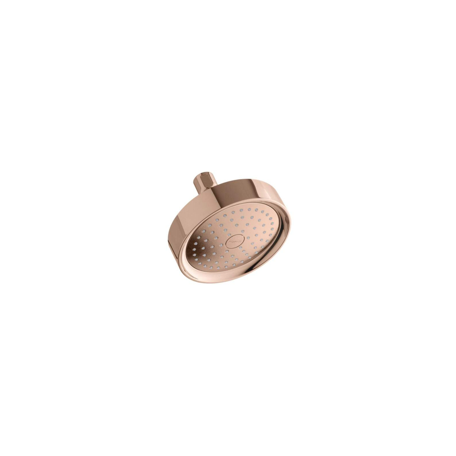 Purist 2.5 GPM Fixed Shower Head, Vibrant Rose Gold