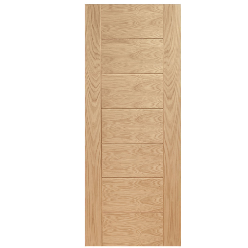 Internal Oak Pre-Finished Palermo Fire Door, 1981mm H x 762mm W x 44mm D