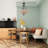 Lustre suspendu 3 lumières de style Tiffany Elyce