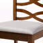 Chaise rembourrée et en bois Stockdale