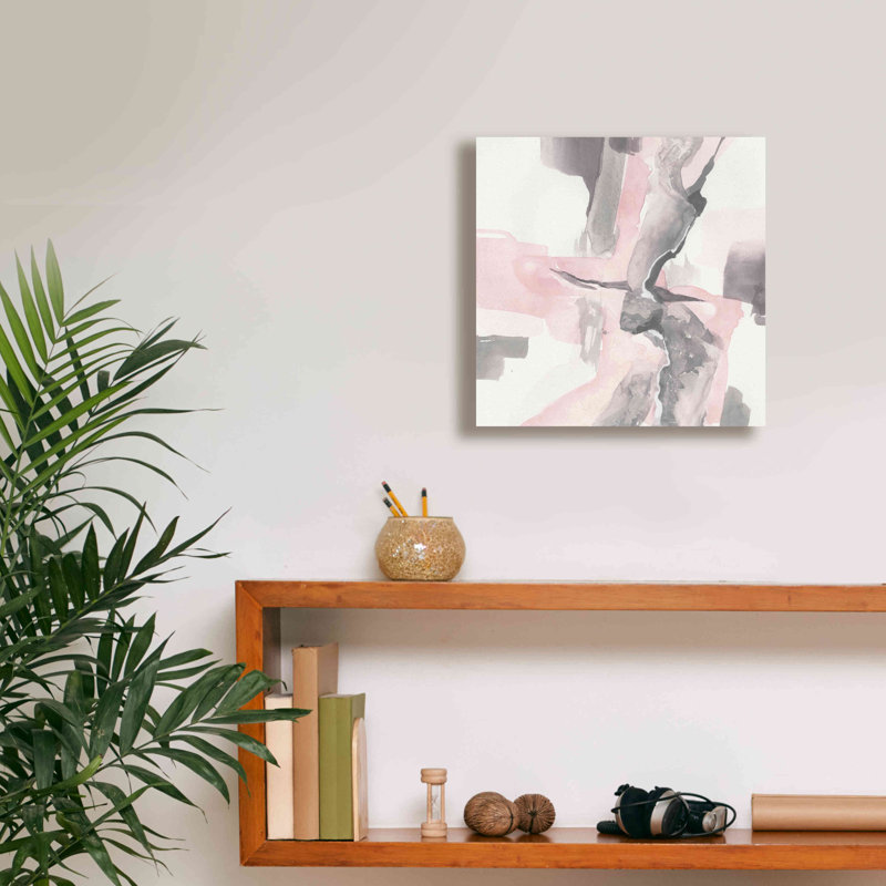 «Blush Gray I» par Chris Paschke, H 12 po x l 12 po x P 0,75 po