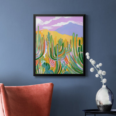 Lavender Desert I Premium Framed Canvas - Ready to Hang