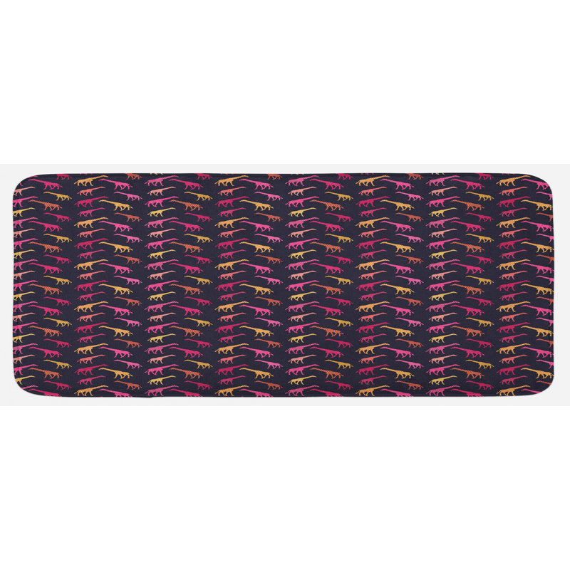 Tapis de cuisine girafe