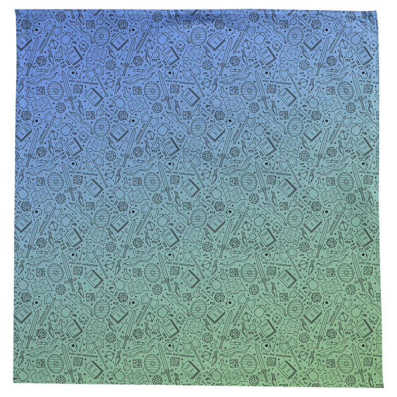 Nappe rpg Avicia, 58 x 58, Multicolore