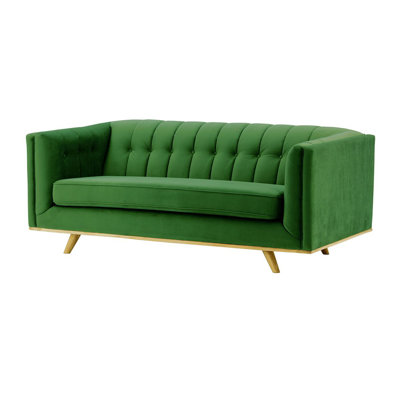 Badnath 3 Seater Velvet Sofa