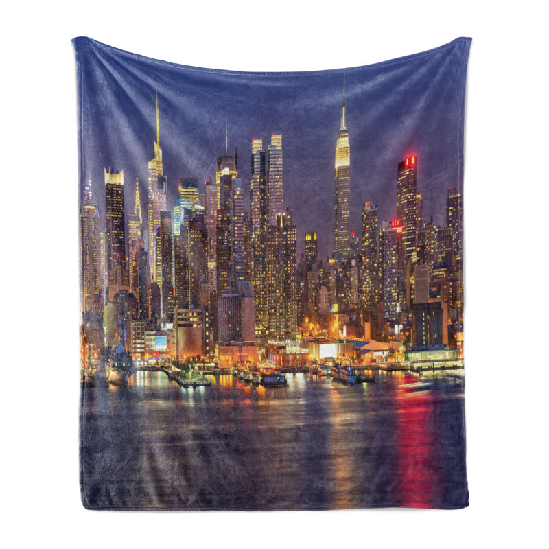 Hand Woven Throw Blanket, 50" x 70"