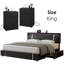 Ensemble de chambre à coucher 3 pièces avec rangement et port de charge Landenn-319964795-327528123