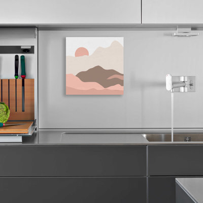 Red Barrel Studio® «Mountainous II» par Sara Zieve Miller, art mural en verre acrylique, ACR-10867