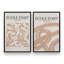 «Flowing Forms», ensemble de 2, reproduction sur toile-15104826-15104819