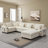 Caelora 6 - Piece Upholstered Sectional With Hidden Armrest Storage-1337266093