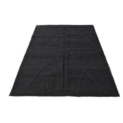 4x6 Parra Black Rug