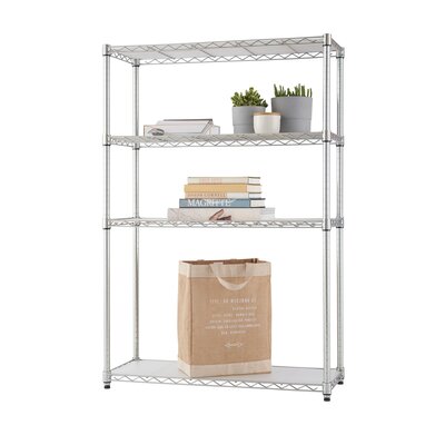 36"" W x 14"" D x 54"" H 4-Tier Wire Shelving with Liners -  Trinity, TBFZ-0943