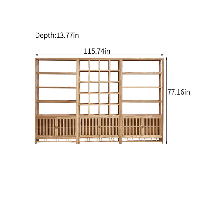 Bibliothèque en bois Modern