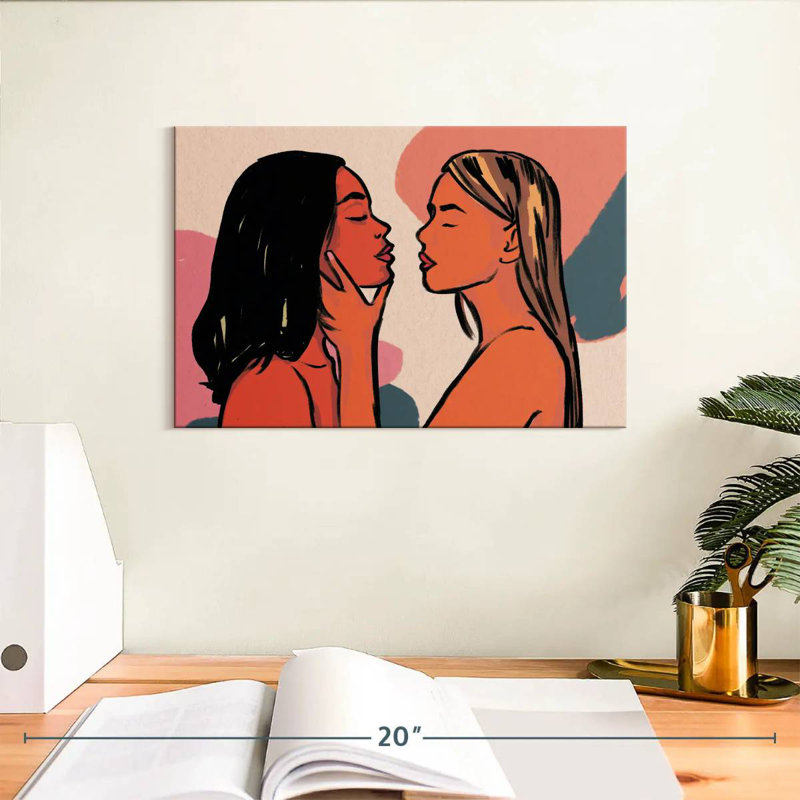 Affaire de filles, H 8 po x l 12 po