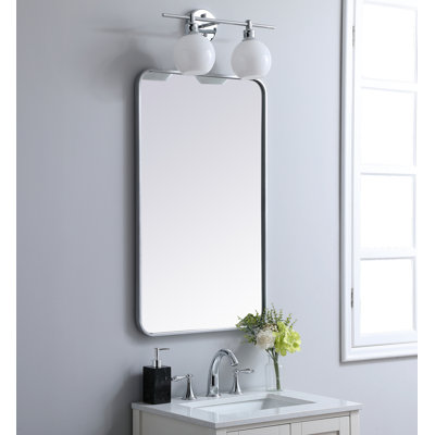 Sabine Metal Rounded Rectangle Wall Mirror