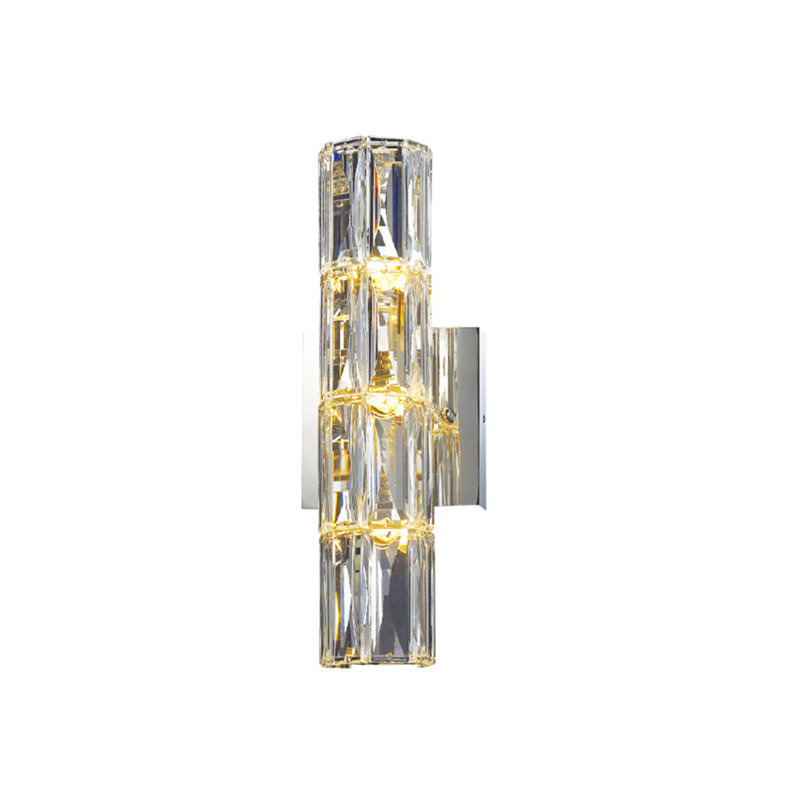 Basug 3-Light Transitional Crystal Wall Sconce
