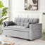 Canapé-lit convertible 3-en-1 53 po Modern Velvet-1866577570-1866577572