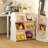 12-Shelf Bookshelf With White Finish
