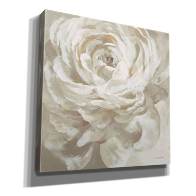 Red Barrel Studio® 'Neutral Rose' by Danhui Nai Canvas Wall Art