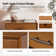 Nance Mid-Century Modern 3-Drawer Nightstand with Hidden Drawer and Built-In Outlets (Set Of 2)