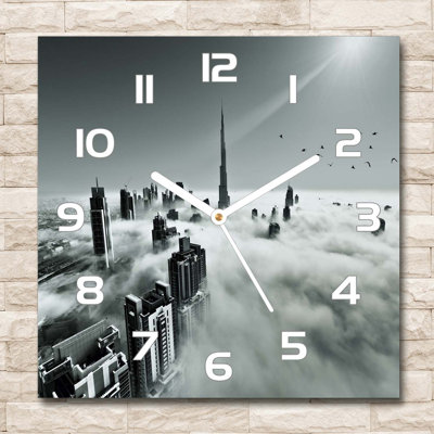 Glass Wall Clock