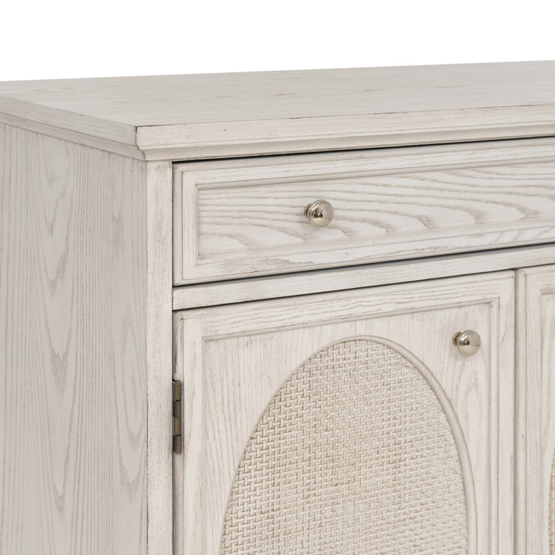 Hamden Light Grey Two Door One Drawer Cabinet