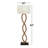 Blanchette Jute Rope Floor Lamp with Linen Shade