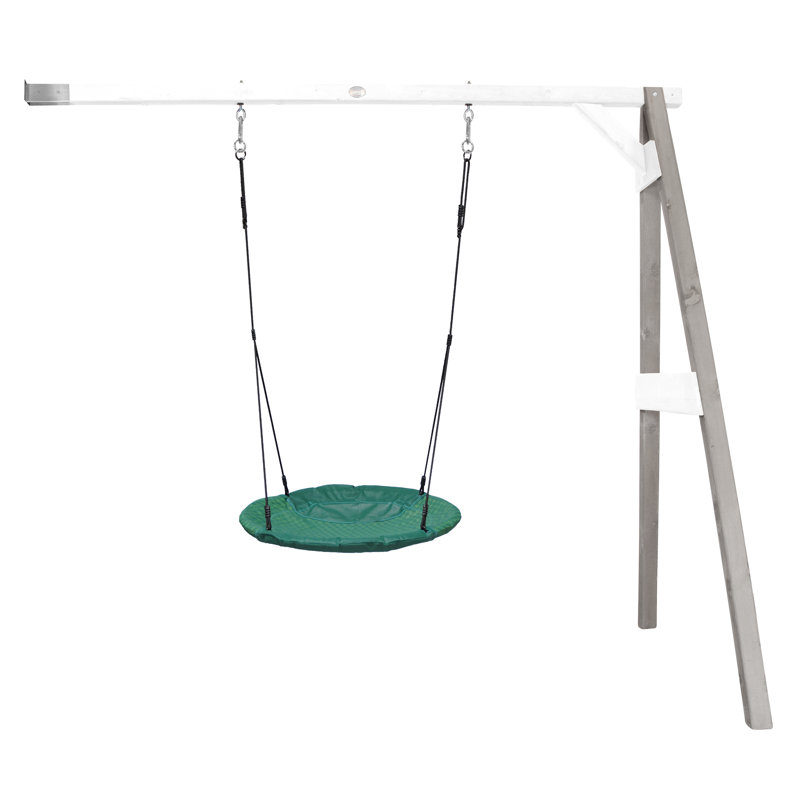 AXI Hemlock Swing Set with 1 Swing(s), Grey/White