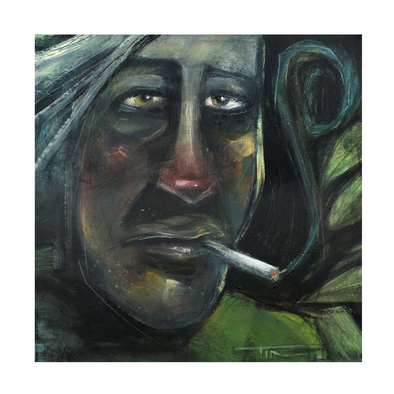 Art sur toile Tim Nyberg, H 14 po x l 14 po