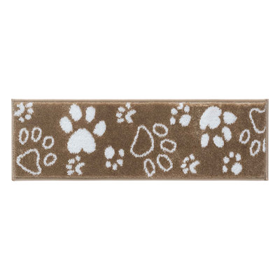 Tapis d'escalier beige Eulau