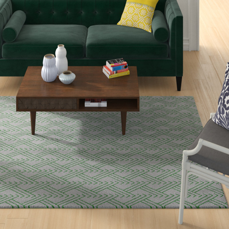 Jordao Geometric Indoor Rug, Rectangle 5' x 7'