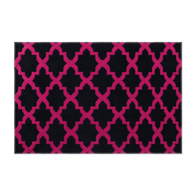 Trellis Gray Indoor and Outdoor Area Rug