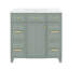 Ensemble de meuble-lavabo 36 po avec lavabo 36 po, meuble-lavabo moderne avec 3 tiroirs et portes à fermeture en douceur, armoire de salle de bain en bois massif avec lavabo encastré en céramique-1130416816-1130416823