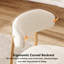 Chaises de salle à manger rembourrées en métal Ulvessor-129434970-129434968