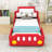 Twin Race Car-Themed Bed With Slats-2090936783