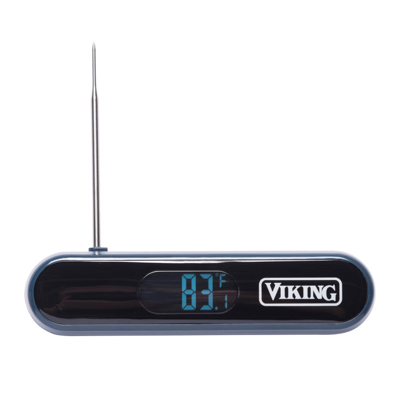 Viking 3 Ply Stainless Steel Roasting Pan with Rack and Thermometer Set