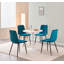 Upholstered Velvet Dining Chair-1592541286