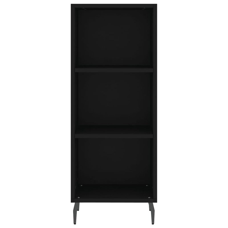 Maizler 90cm H x 34.5cm W Standard Bookcase, Black