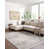 Blanc/Brun clair/Gris/Vert