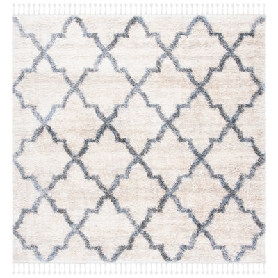 Calynn Geometric Cream/Grey Area Rug