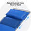 Ensemble de chaises longues de patio, chaises longues de piscine réglables à dossier en aluminium 3 pièces Textilene-414478945