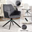 Zaytoune 47cm H Velvet Upholstered Metal Armchair-745293474-745293473
