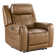 Winslow Dual Motor Genuine Leather Power Recliner With Power Headrest and Cup Holders