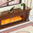 American simple modern fireplace TV cabinet