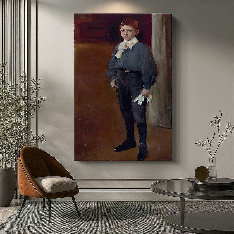 Portrait de l'enfant, José Maria Suárez, 32 x 48