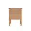 Almarosa 45cm W Solid + Manufactured Wood Bedside Table-591223143
