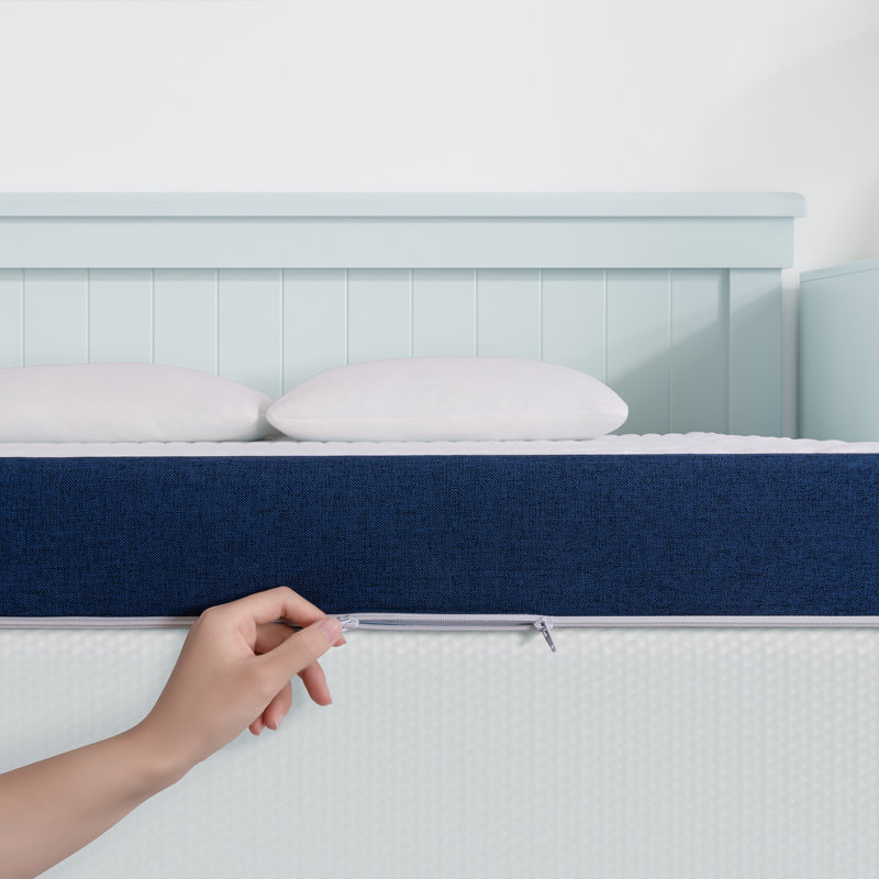 7cm Memory Foam Mattress Topper, 7-Zone Design for Comfortable Sleep, Medium Feeling, Double (4'6)